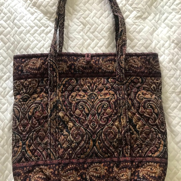 Vintage Vera Bradley Mocha Tote - Picture 4 of 8